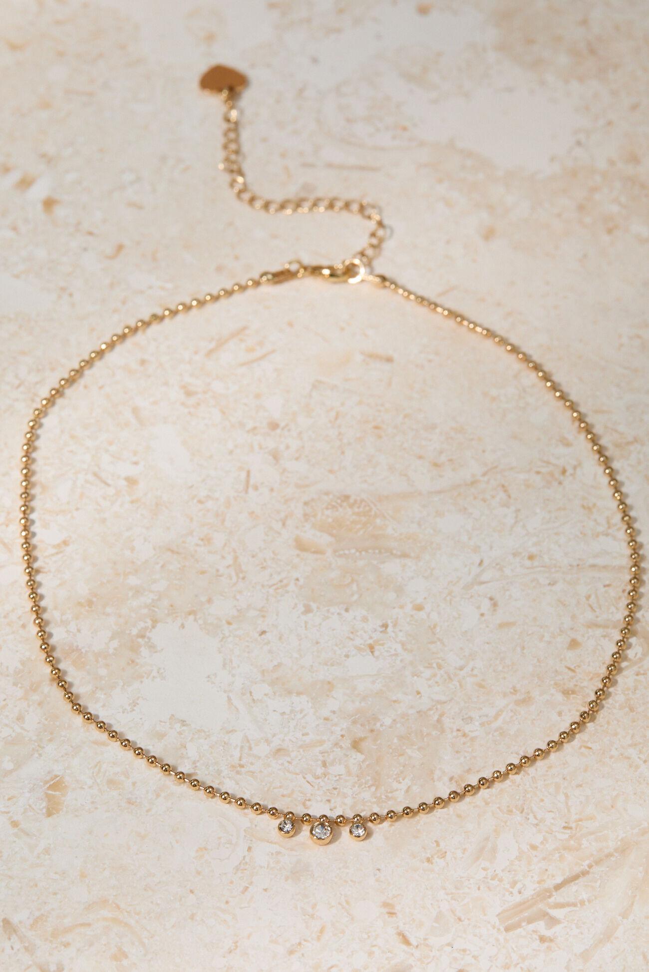 Triple Glow Ball Chain Necklace Product Image