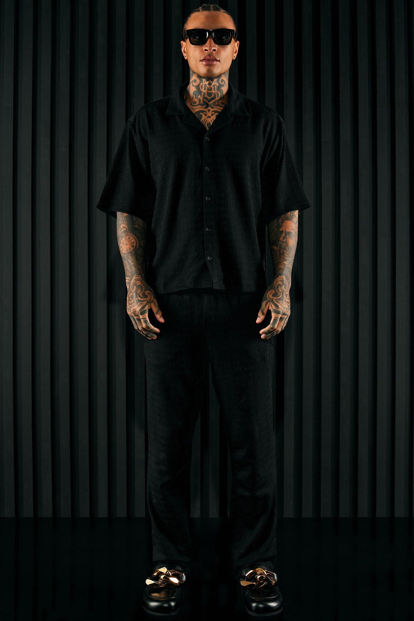 Boca Button Up Shirt - Black Product Image