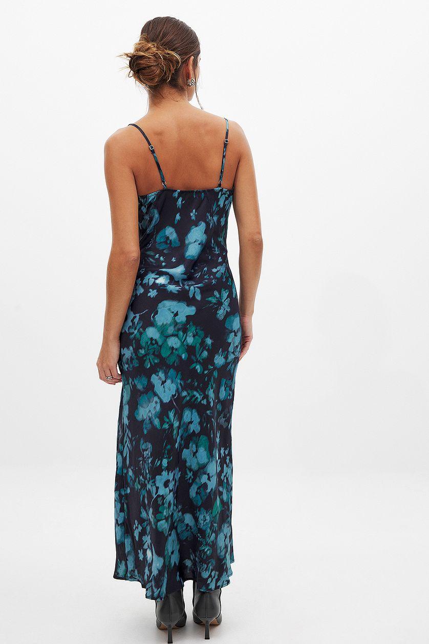 Waterfall Midi Slip Dress Product Image