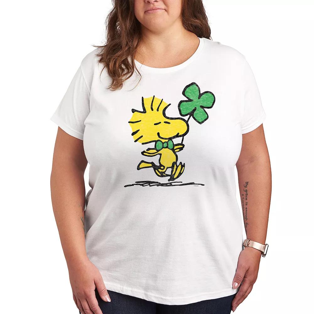 Plus Peanuts Woodstock Clover Graphic Tee, Women's,  Product Image