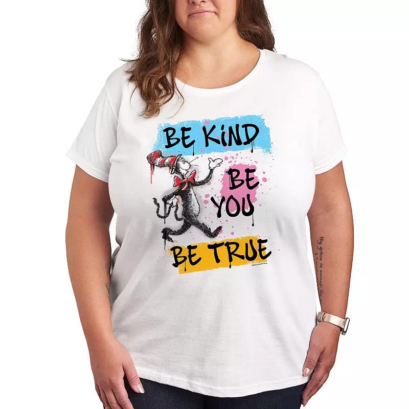 Plus Dr. Seuss Be Kind Be You Be True Graphic Tee, Women's,  Product Image