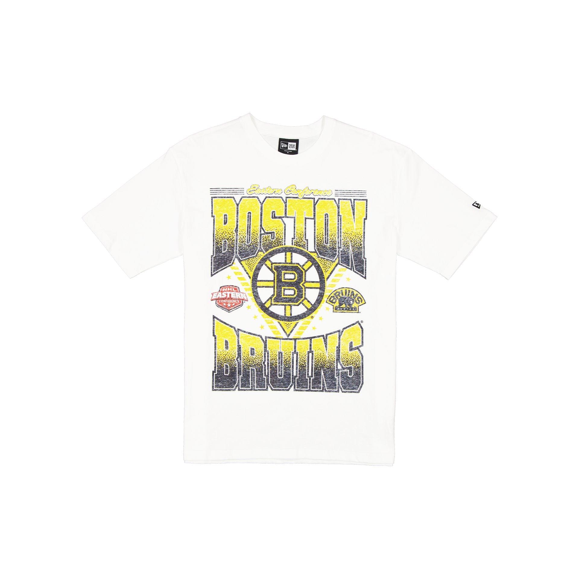 Boston Bruins Sport Classics Washed Optic White T-Shirt Male Product Image