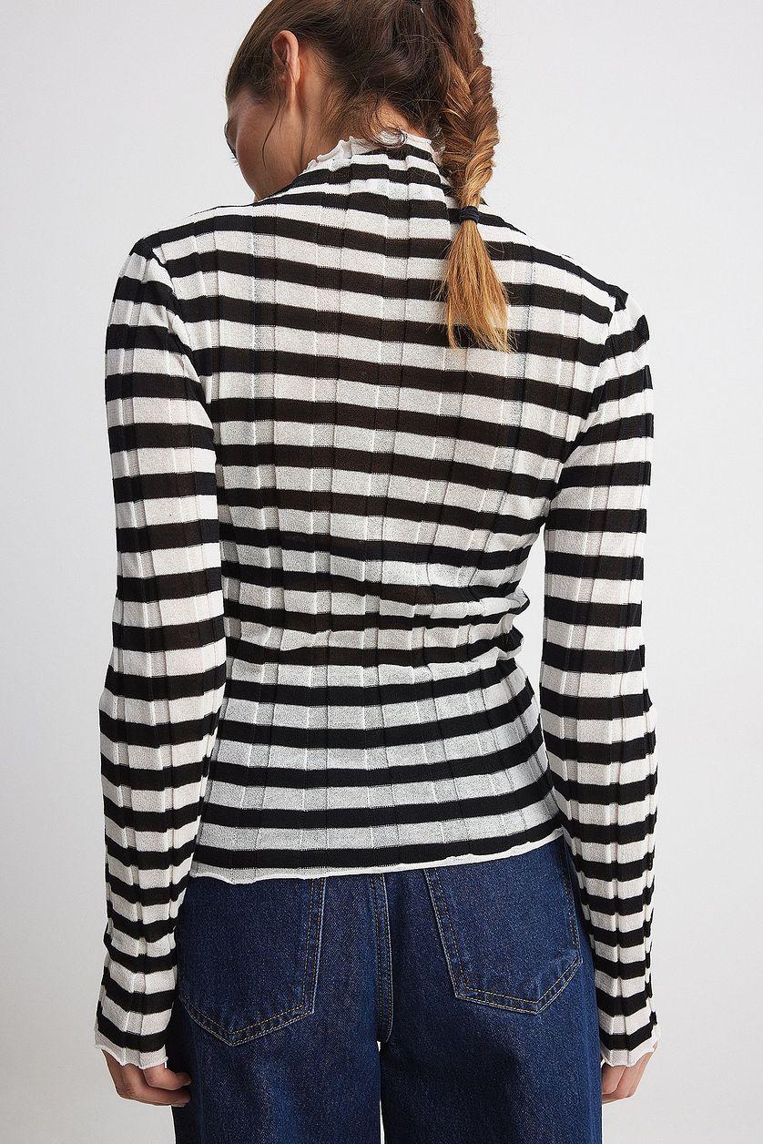 Wide Rib Knitted Top Product Image