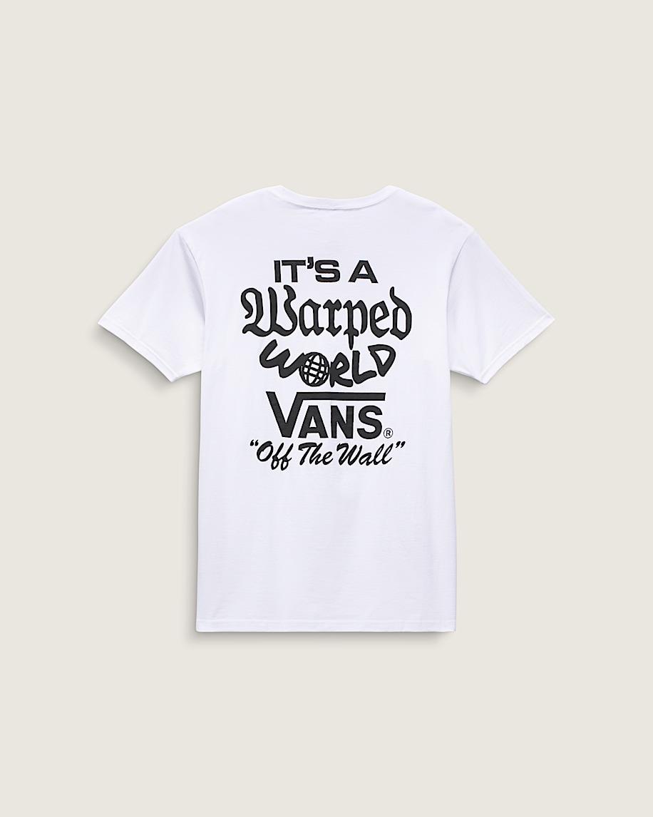 Warped World T-Shirt in White| Vans US Product Image