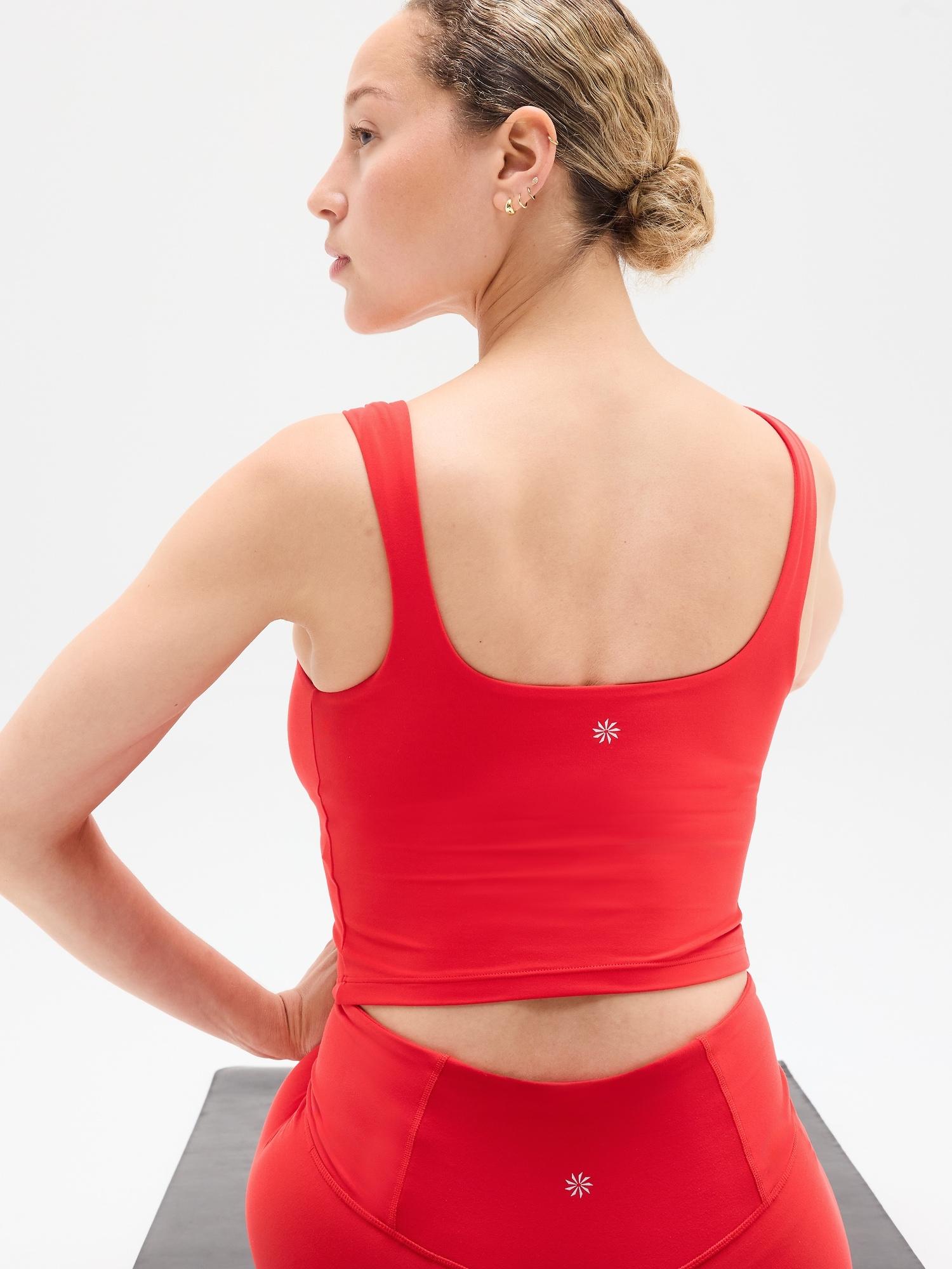 Transcend Square Neck Crop Sports Bra D-DD Product Image