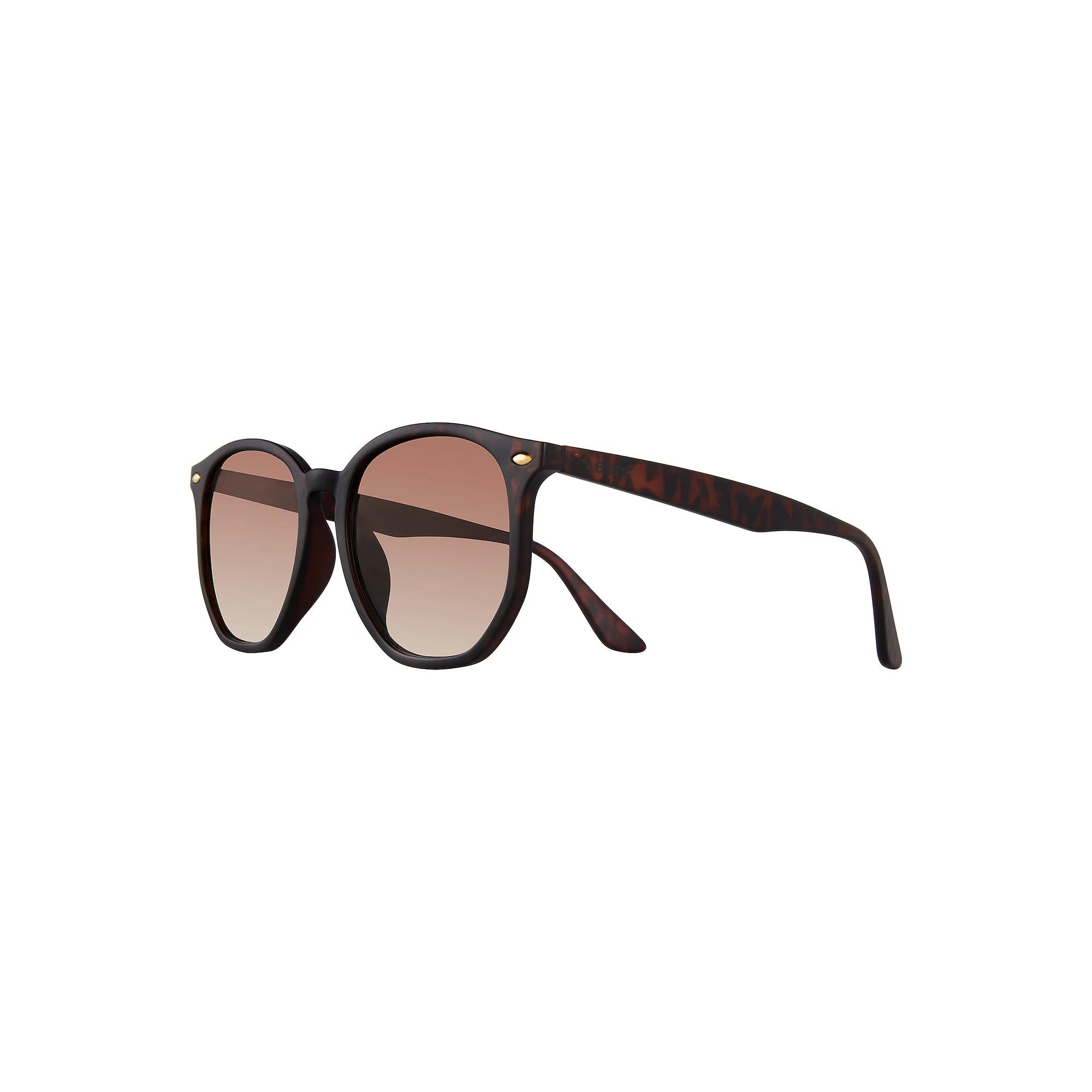 Men's Levi's® 52mm Geo Sunglasses, Brown Product Image