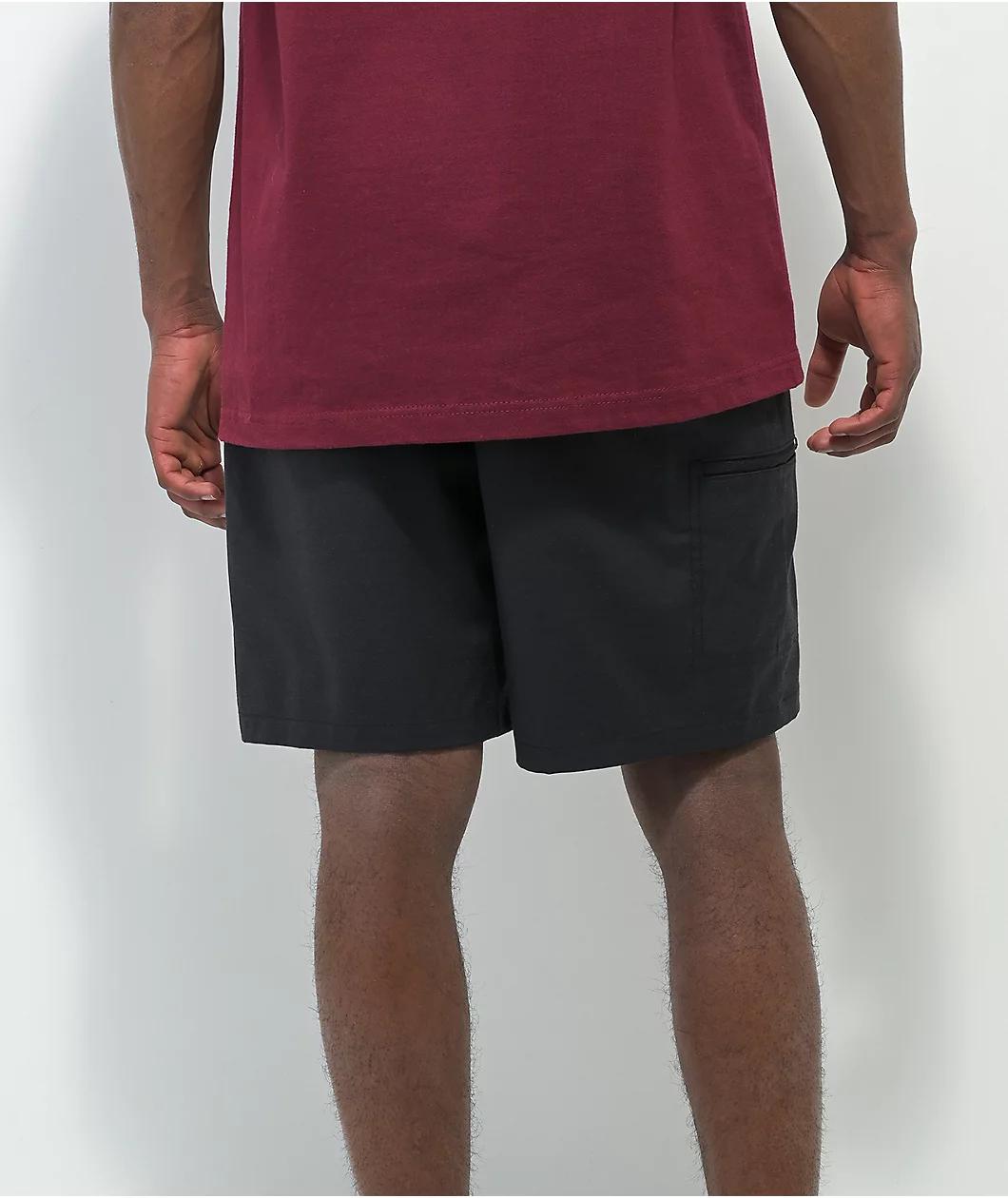 Dravus Bay Black Board Shorts Product Image