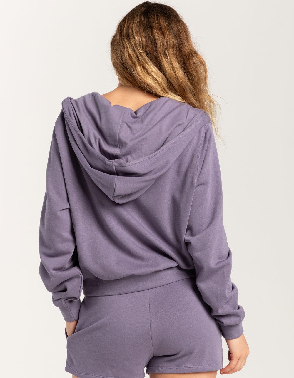 NIKE Sportswear Chill Terry Womens Zip Up Hoodie - PURPLE Product Image