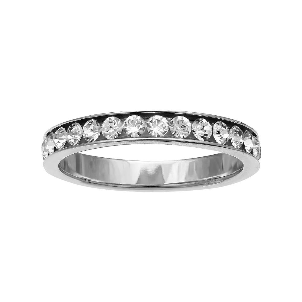 PRIMROSE Sterling Silver Cubic Zirconia Ring, Women's, Size: 8, Silver Tone Product Image