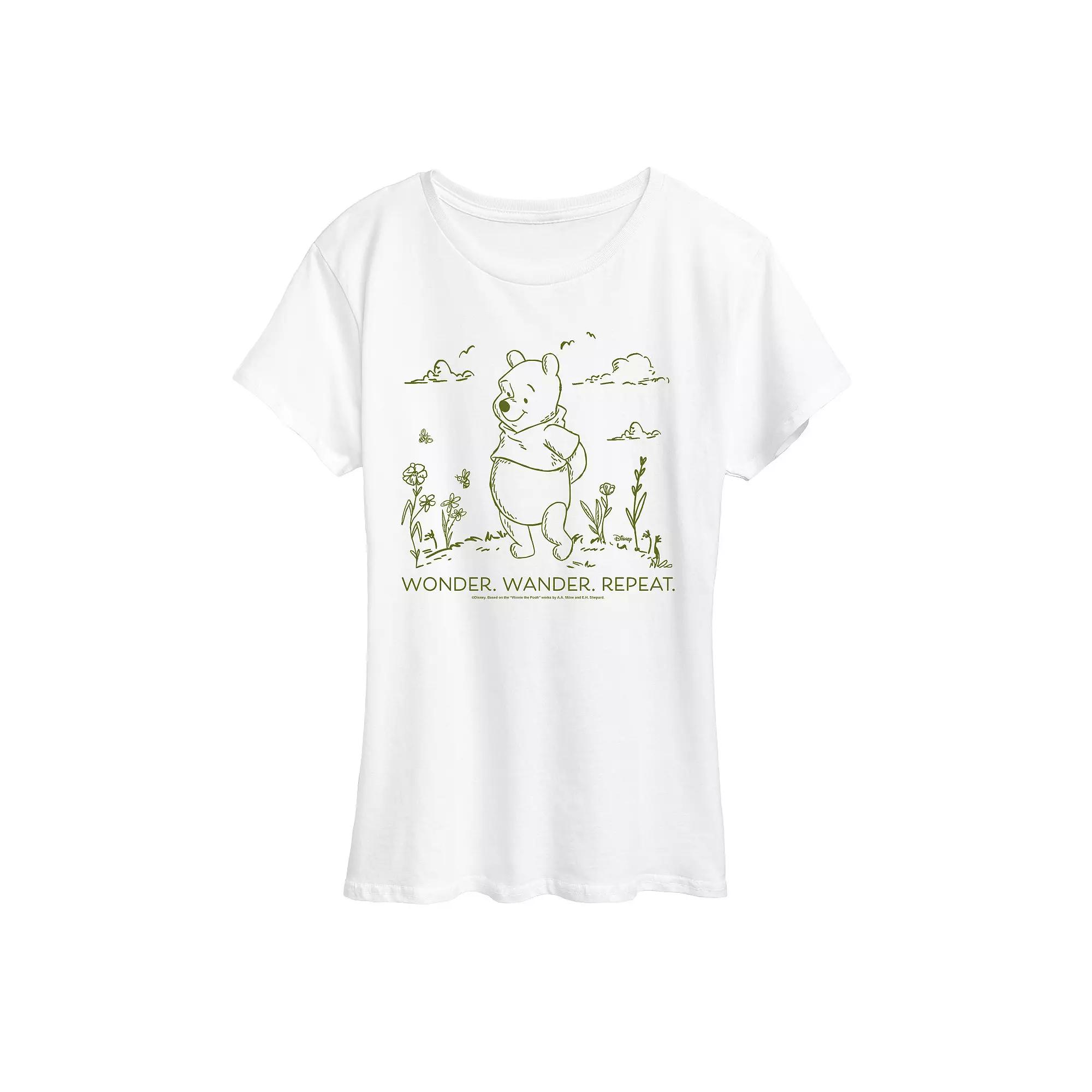 Disney's Winnie The Pooh Women's Wonder Graphic Tee,  Product Image