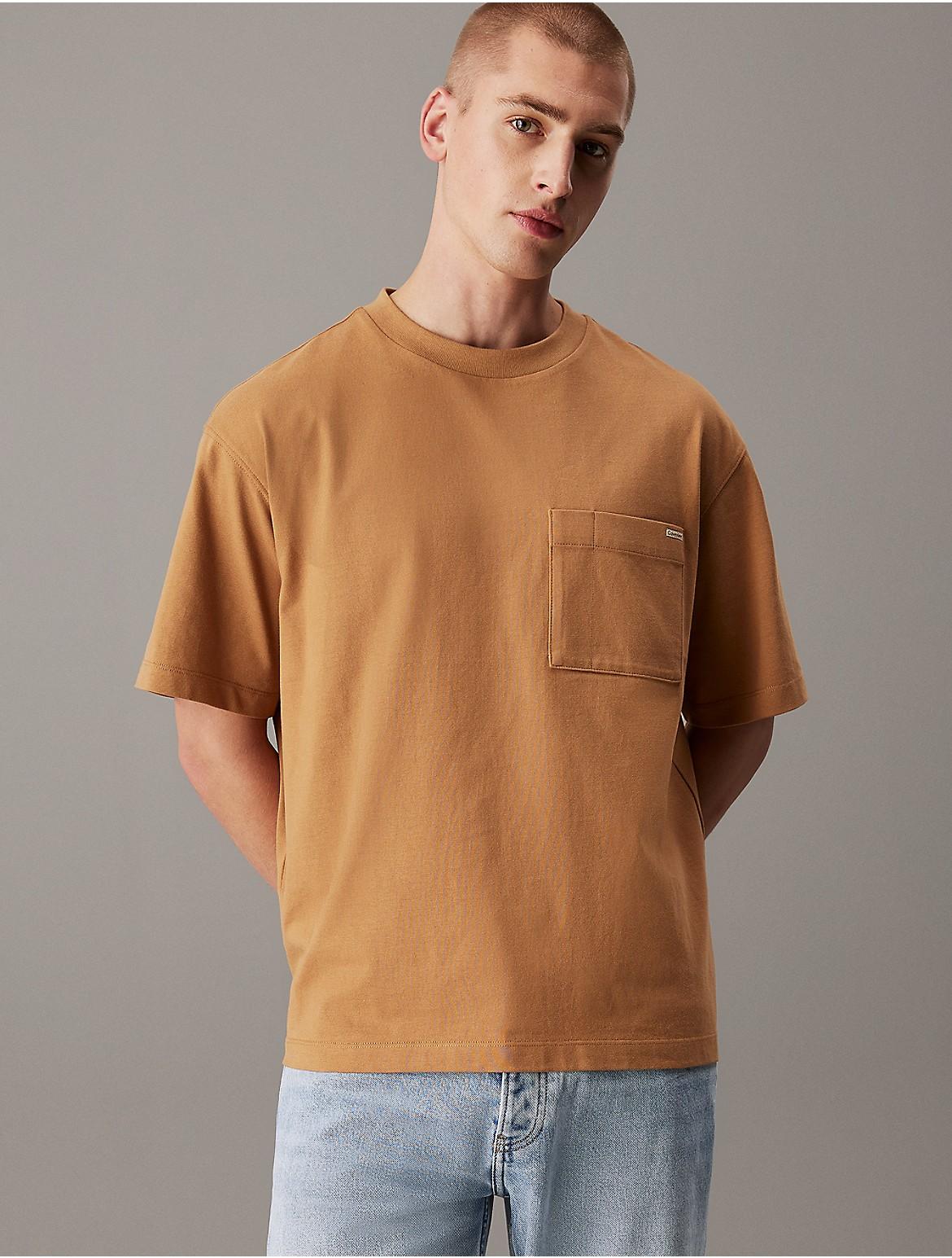 Calvin Klein Mens Cotton Relaxed T-Shirt - Neutral Product Image