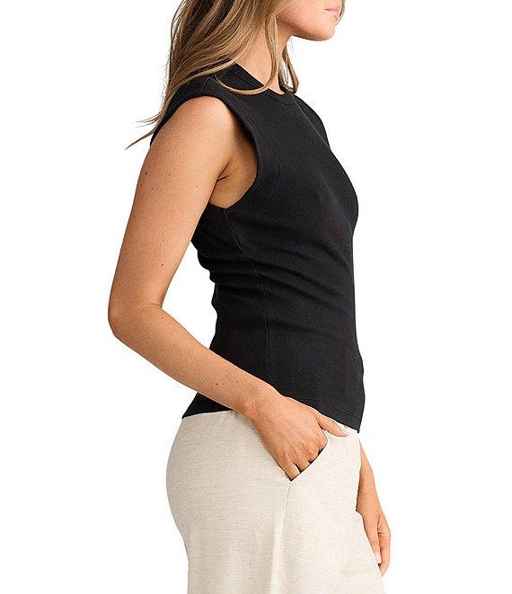 Brave + True Daphne Crew Neck Rib Knit Tank Product Image
