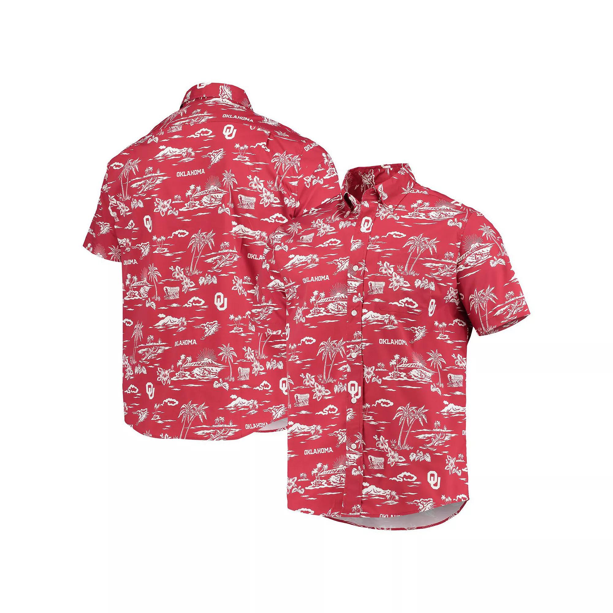 Men's Reyn Spooner Crimson Oklahoma Sooners Classic Button-Down Shirt,  Product Image
