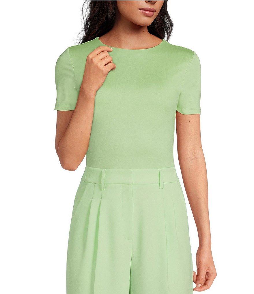 Gianni Bini Layla Short Sleeve Crew Neck Coordinating Bodysuit Product Image