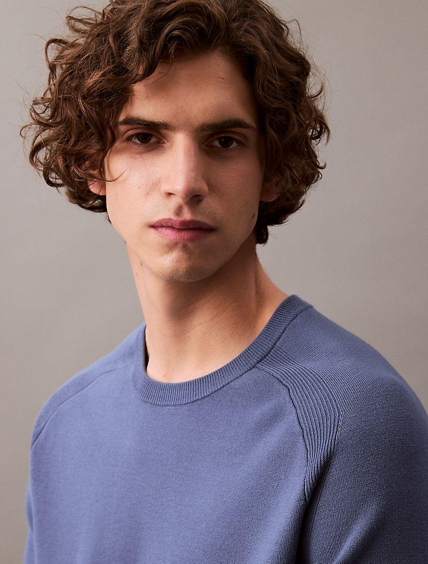 Calvin Klein Mens Tech Knit Crewneck Sweater Product Image