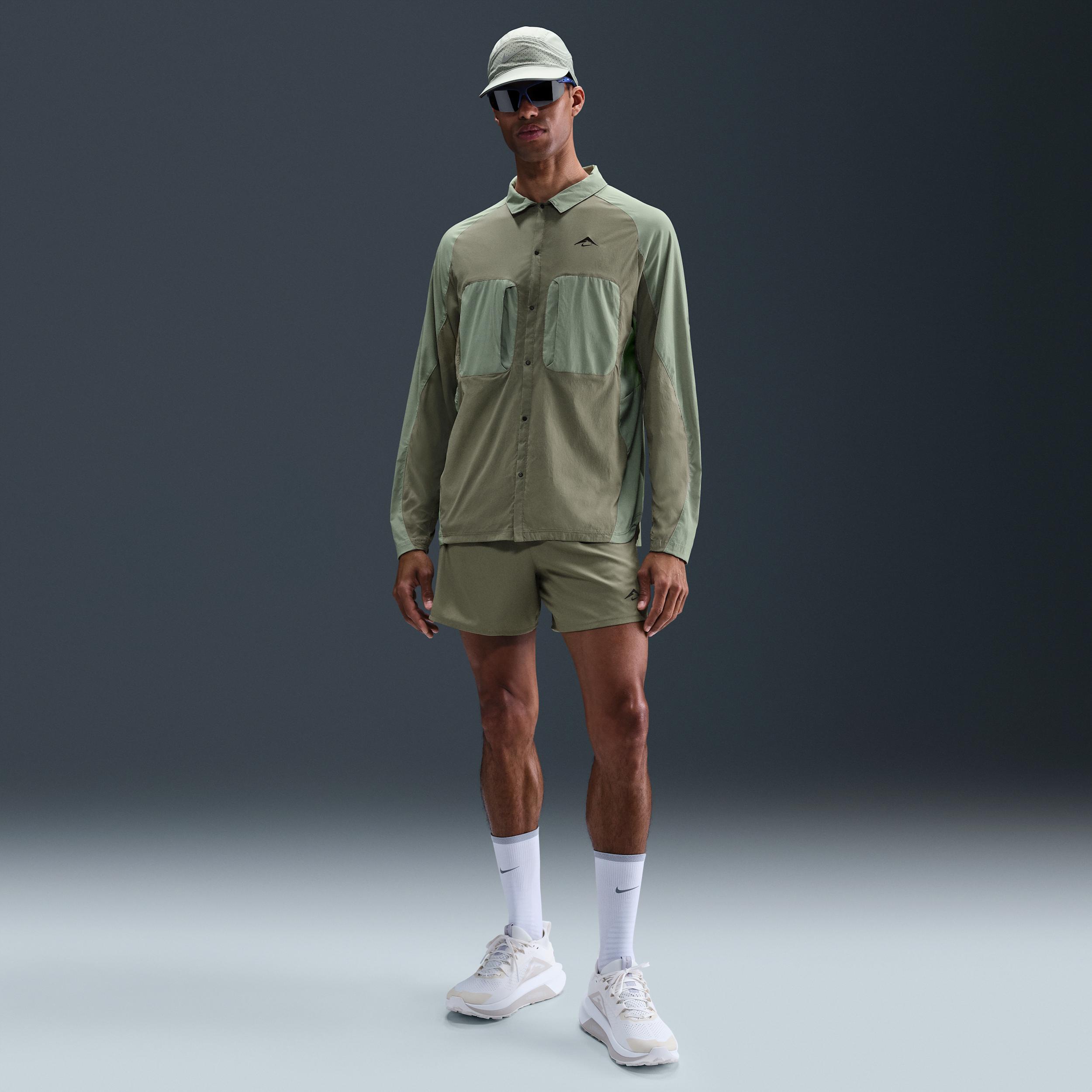 Nike Mens Trail Dri-FIT ADV UV Running Shirt Jacket | HJ5079-320 Product Image