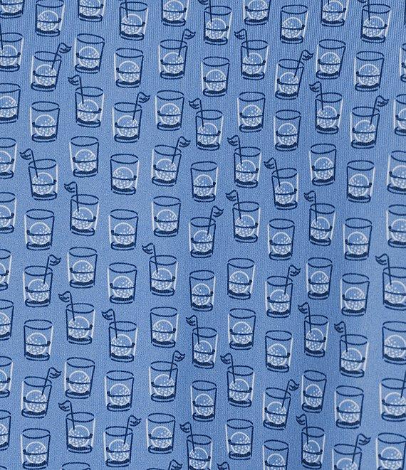 Roundtree & Yorke Performance Drink Print Polo Shirt Product Image