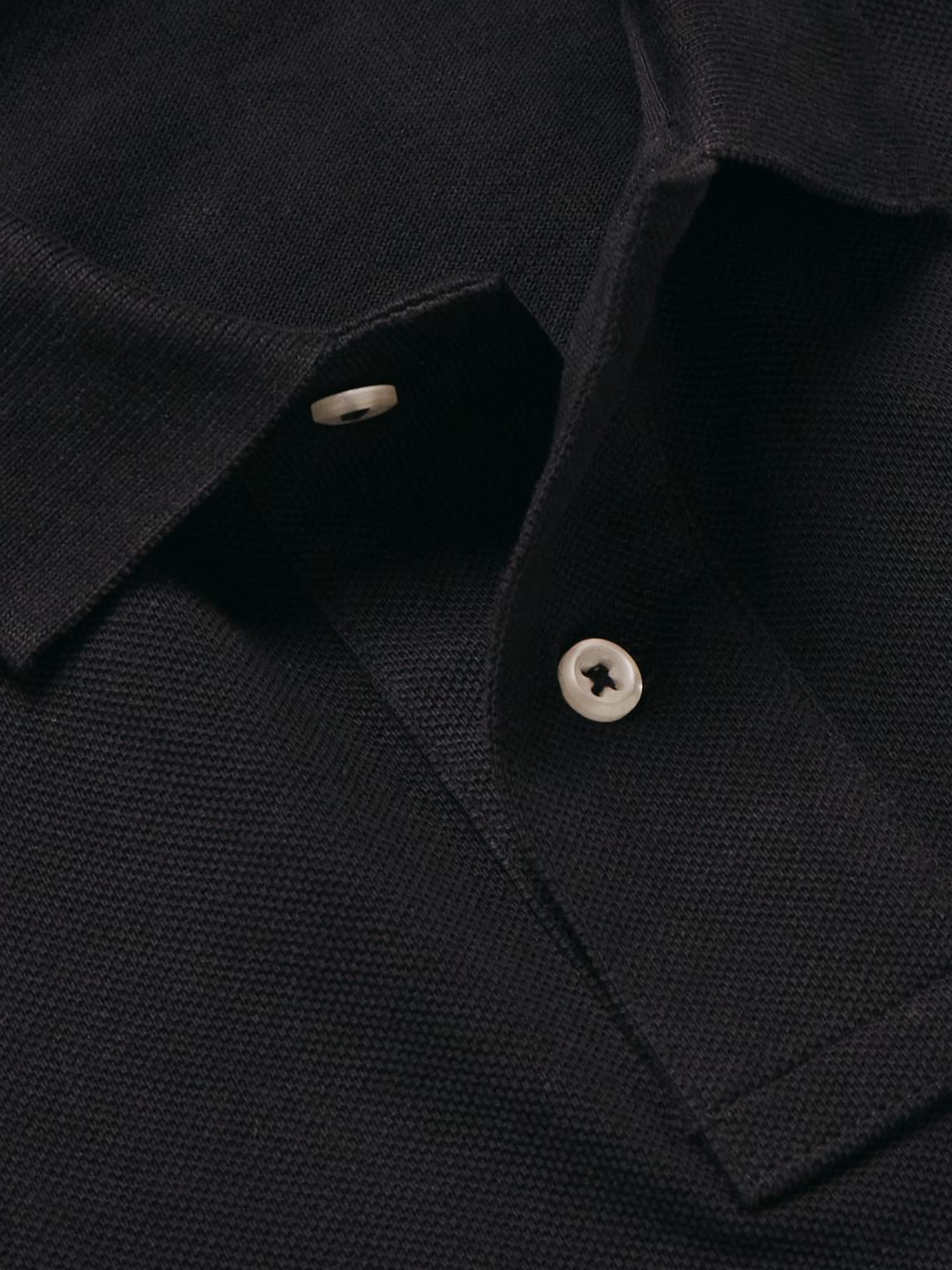 POLO RALPH LAUREN Embroidered-logo Polo Shirt In Black Product Image