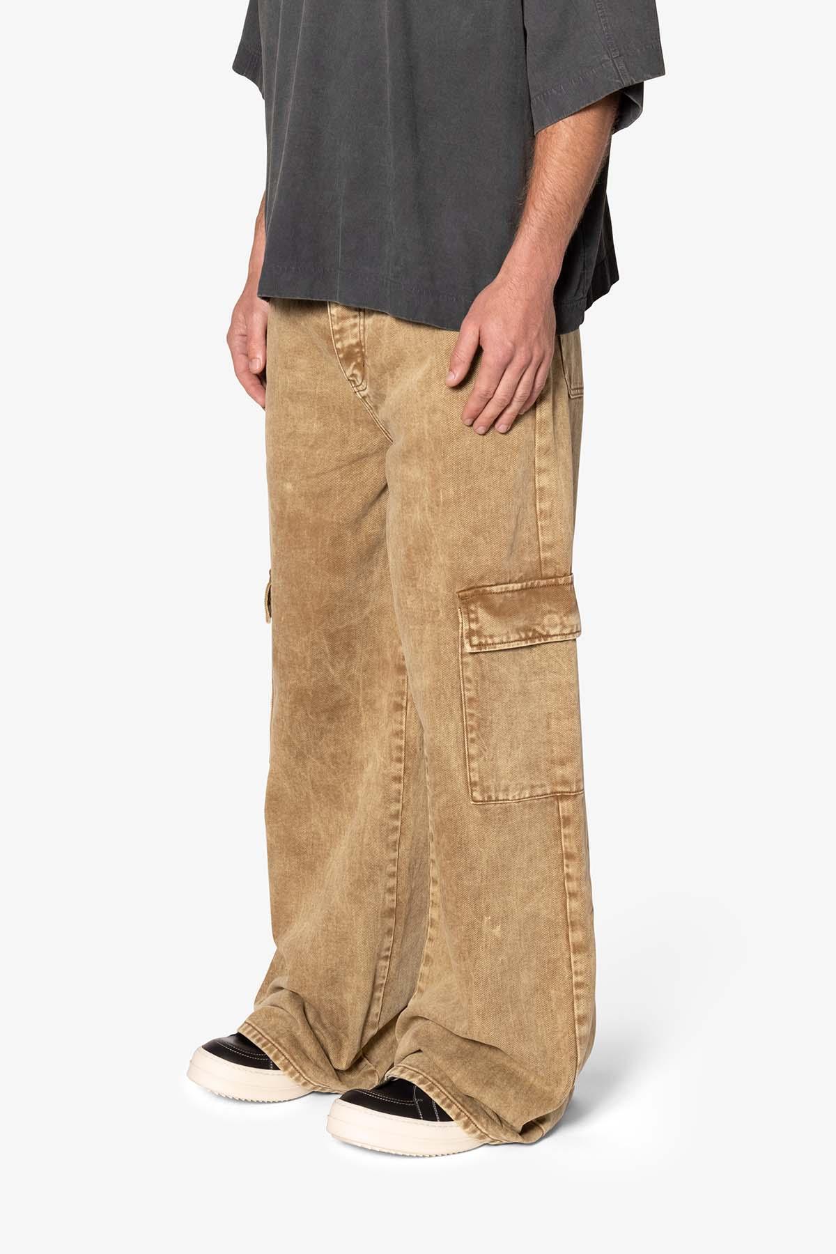 Void Baggy Cargo Denim - Brown Product Image