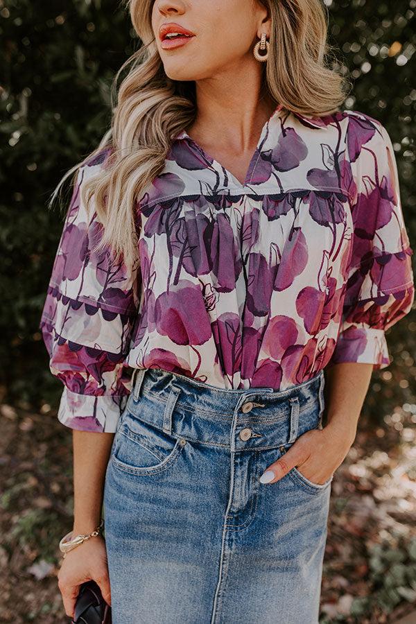 Autumn Stroll Shift Top Product Image