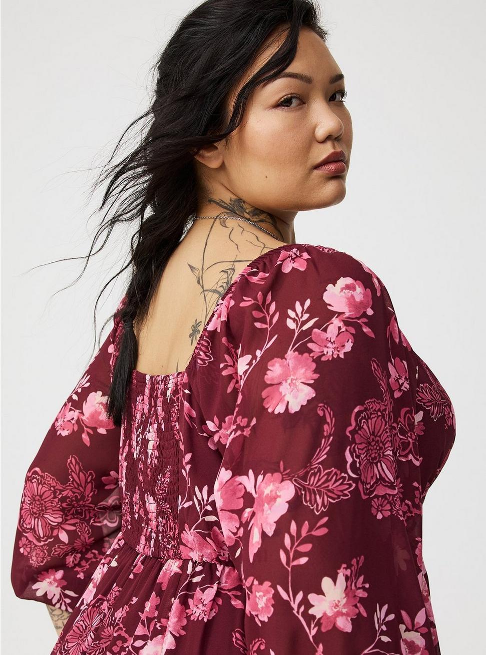 Mini Shirred-Bodice A-Line Dress Product Image