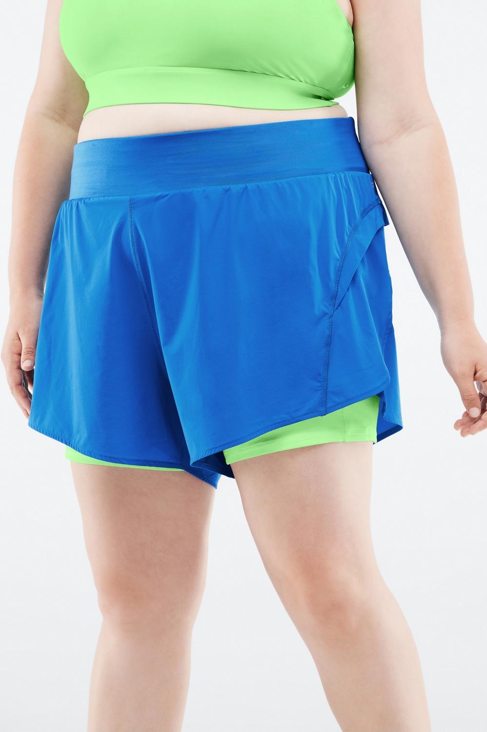 Fabletics Austyn Run Short Womens blue Size XXS Product Image