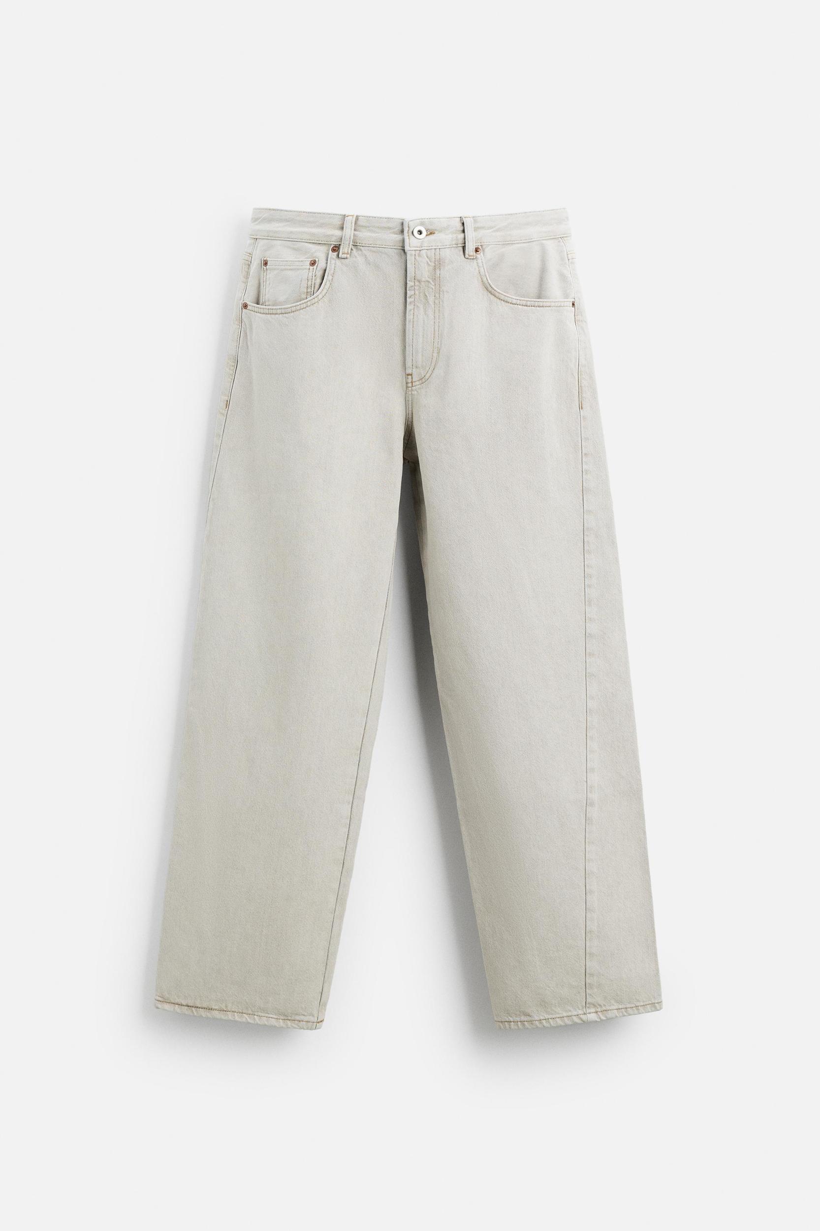 ASYMMETRIC SEAM BAGGY FIT JEANS Product Image