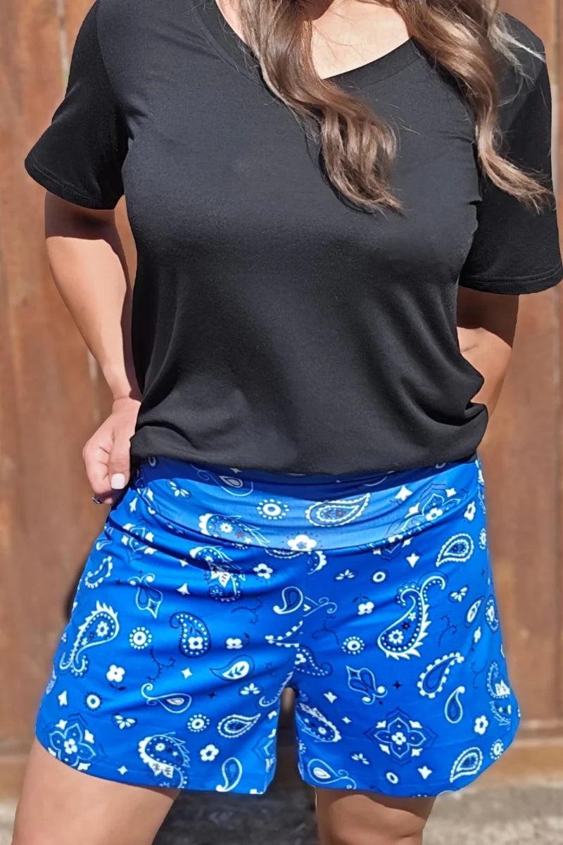 Sterling Kreek Bandana Babe Blue Shorts Product Image