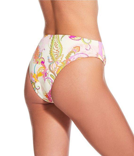 Gianni Bini Paisley High Leg High Waisted Swim Bottom Product Image
