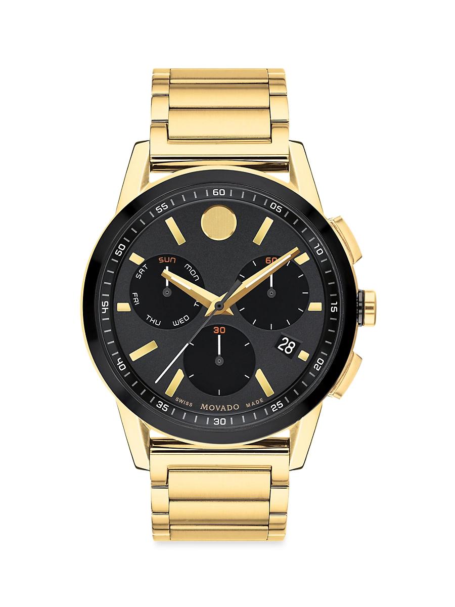 Mens Museum Sport Goldtone Watch Product Image