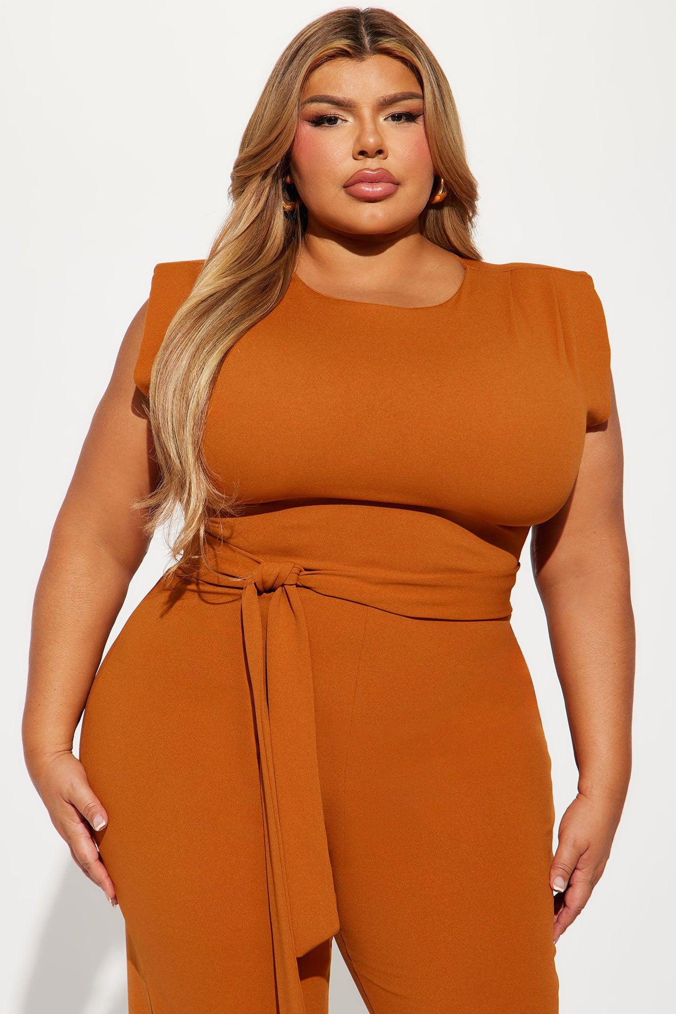 On Point Jumpsuit - Copper Product Image
