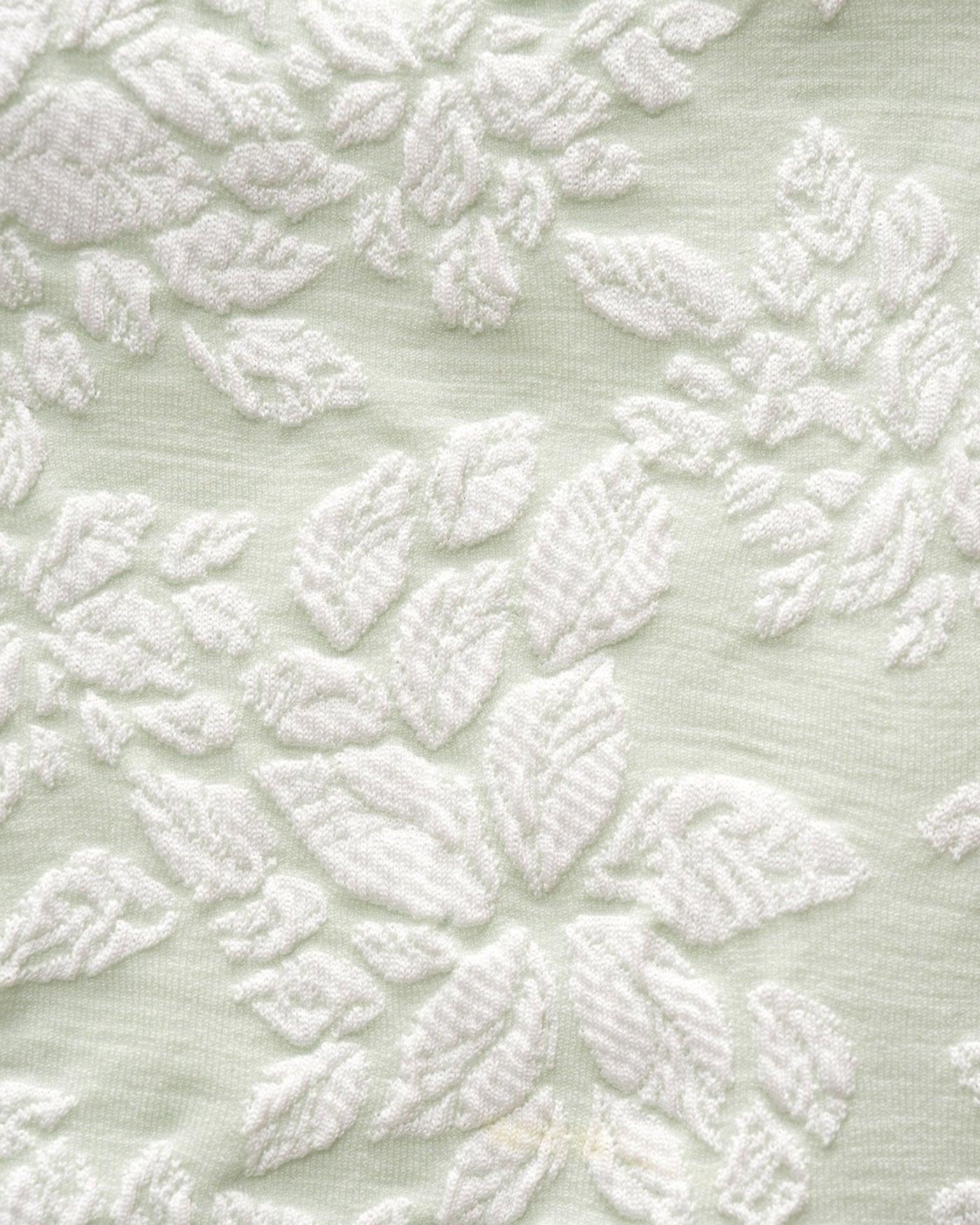 Green Jacquard Twist Bikini Set Product Image