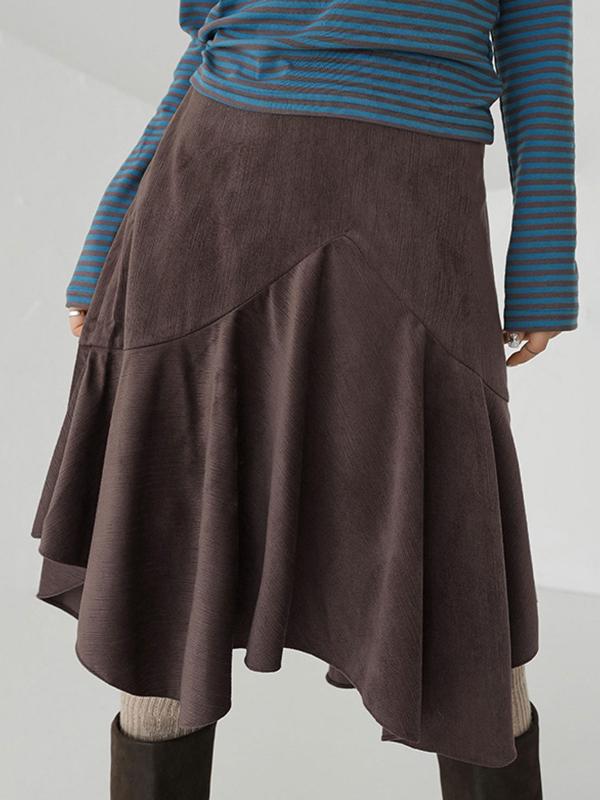 Design Irregular Maxi Skirt Product Image