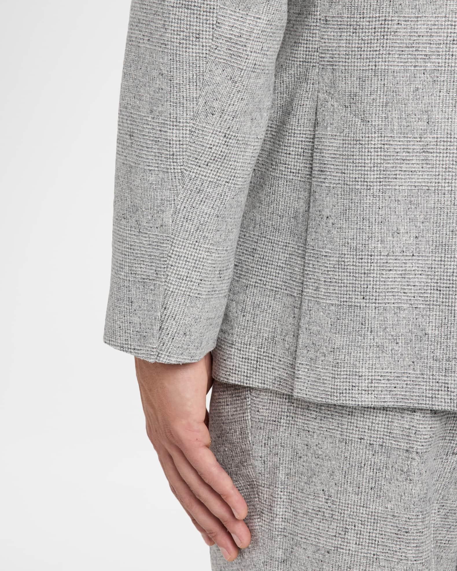 Men's Plaid Donegal Effect Two-Piece Suit Product Image