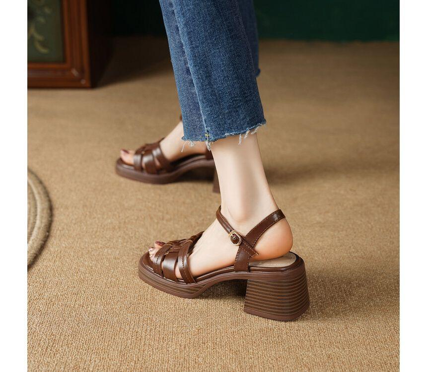 Block Heel Sandals Product Image