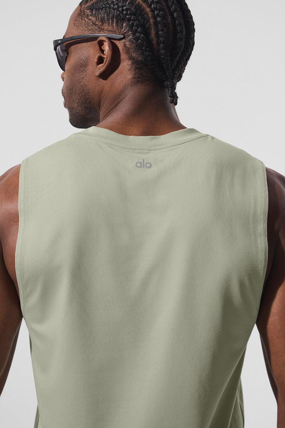 Conquer Muscle Tank - Limestone Product Image