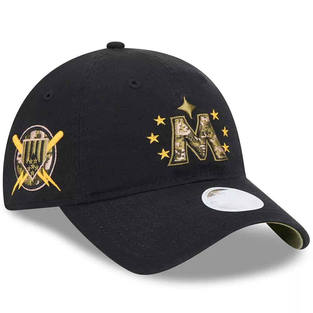 Women's New Era  Black Minnesota Twins 2024 Armed Forces Day 9TWENTY Adjustable Hat Product Image