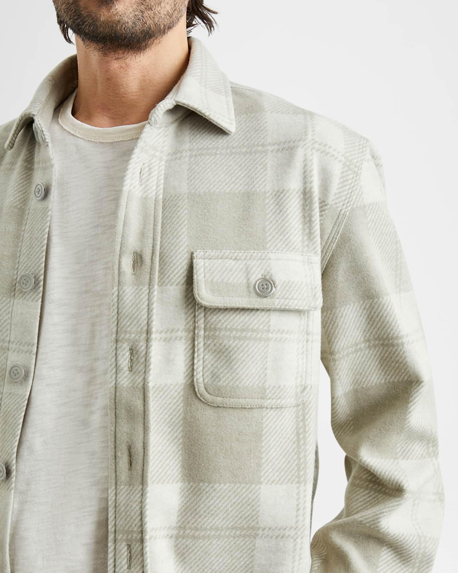 Men's Alder Brushed Flannel Button-Down Shirt Product Image