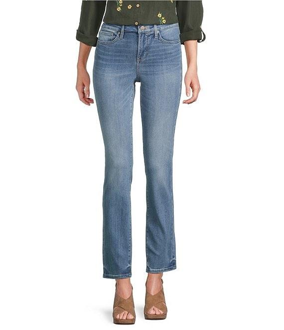 NYDJ Sheri Slim Mid Rise Stretch Denim Jeans Product Image