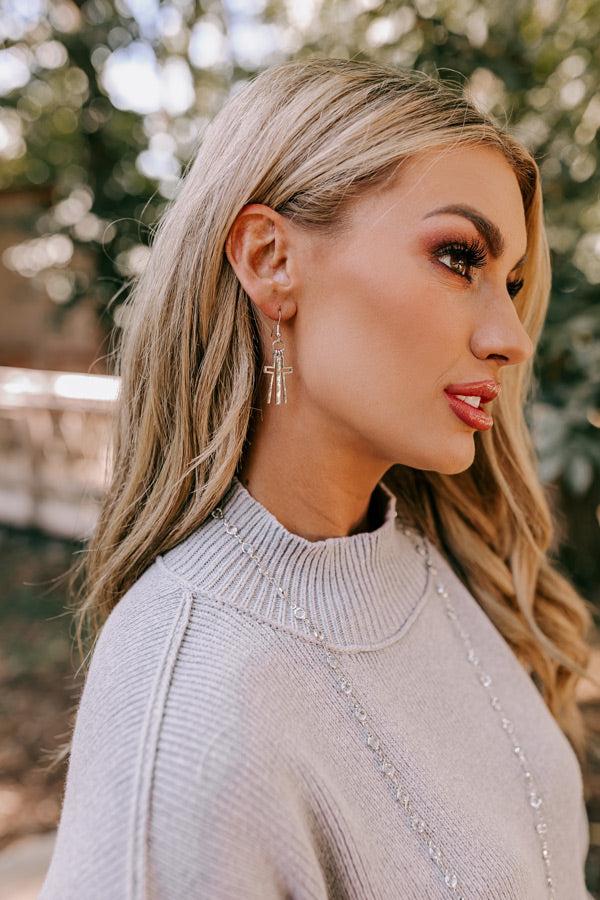 Destin For Decadence Earrings In Silver Product Image