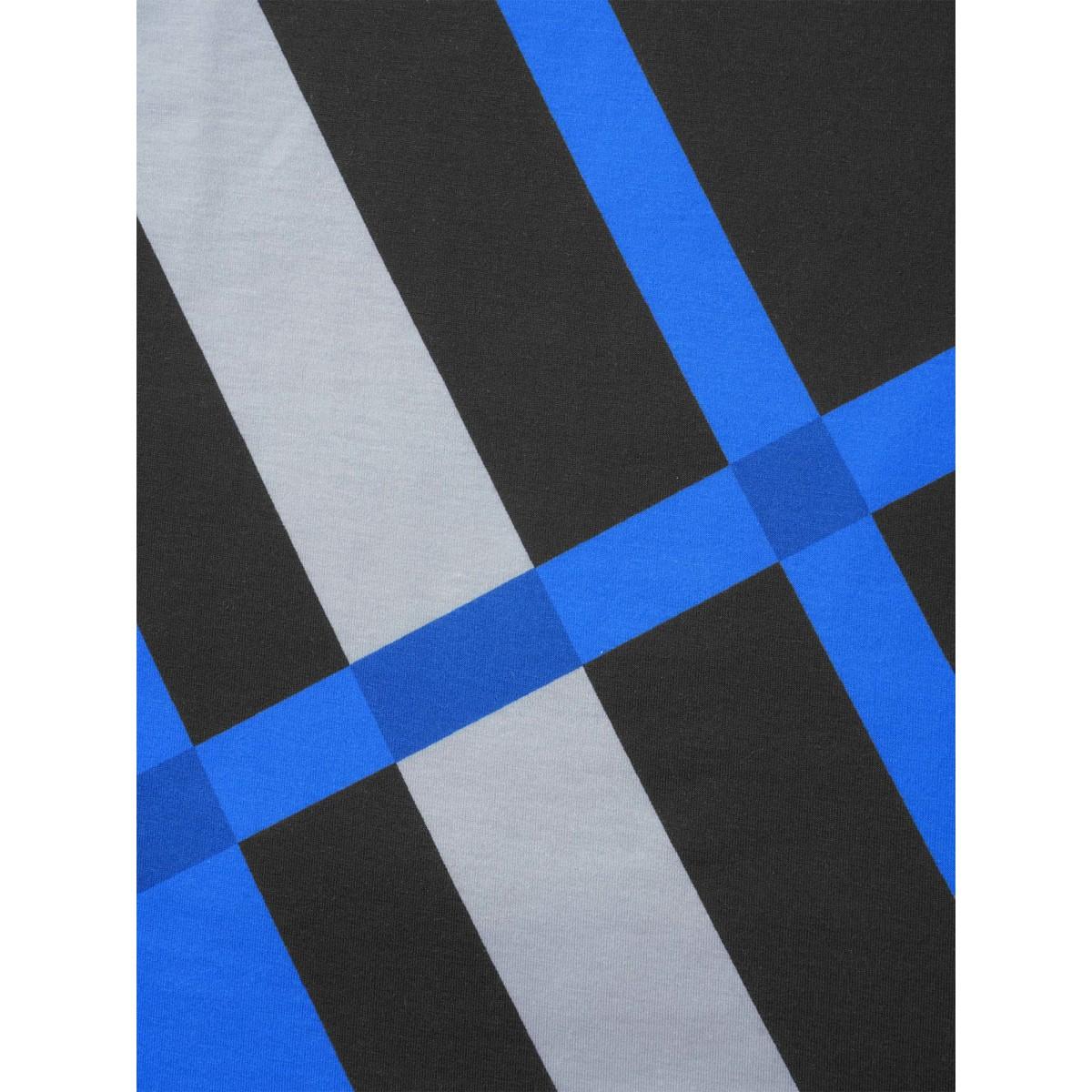 Plus Size Crew Neck Colorblock Contrast Striped Pocket Dress Black Women Casual Patchwork Knit Dresses Bloomchic 28/5X Product Image