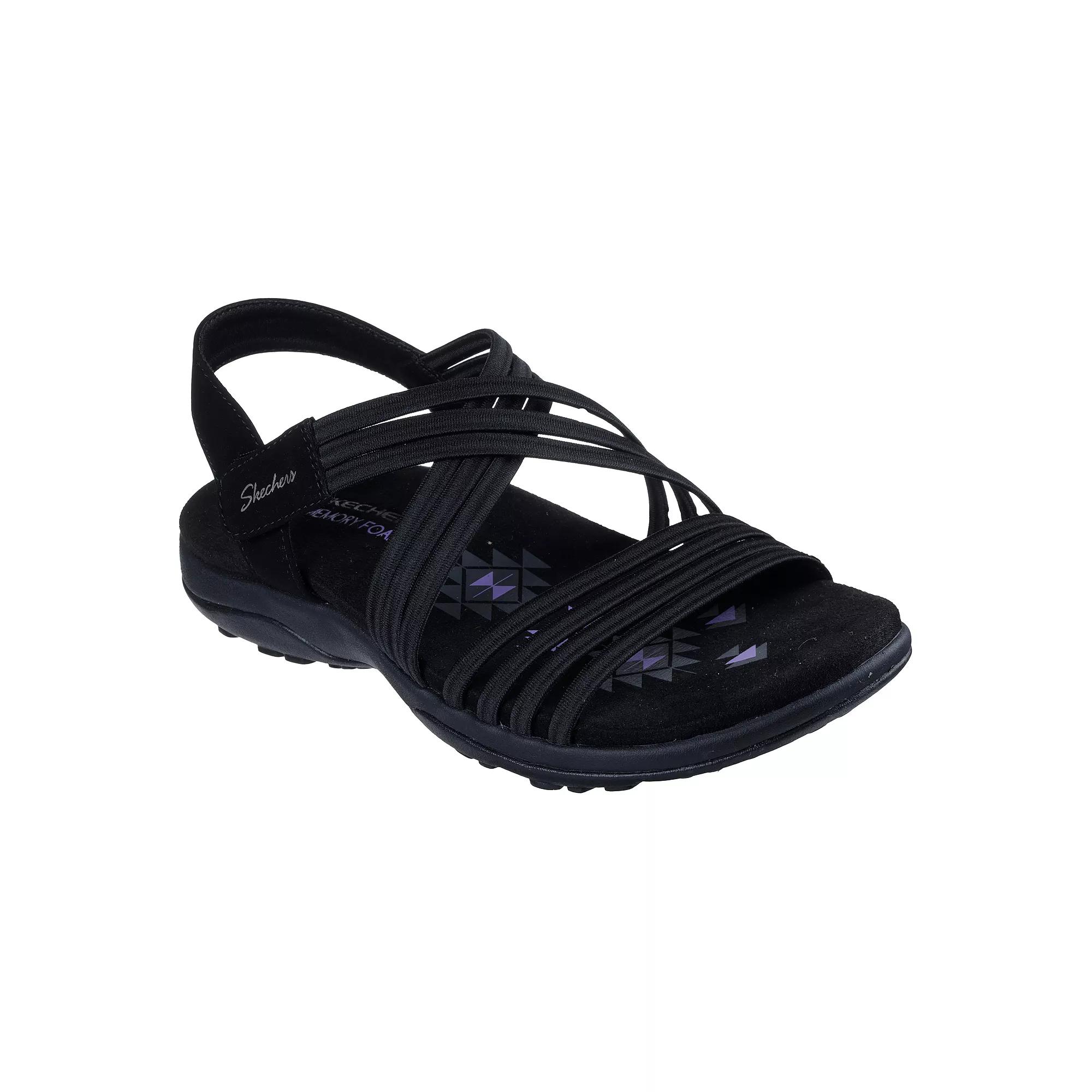 Skechers Reggae Slim Sunnyside 2.0 Women's Sandals, Size: 9, Black Product Image