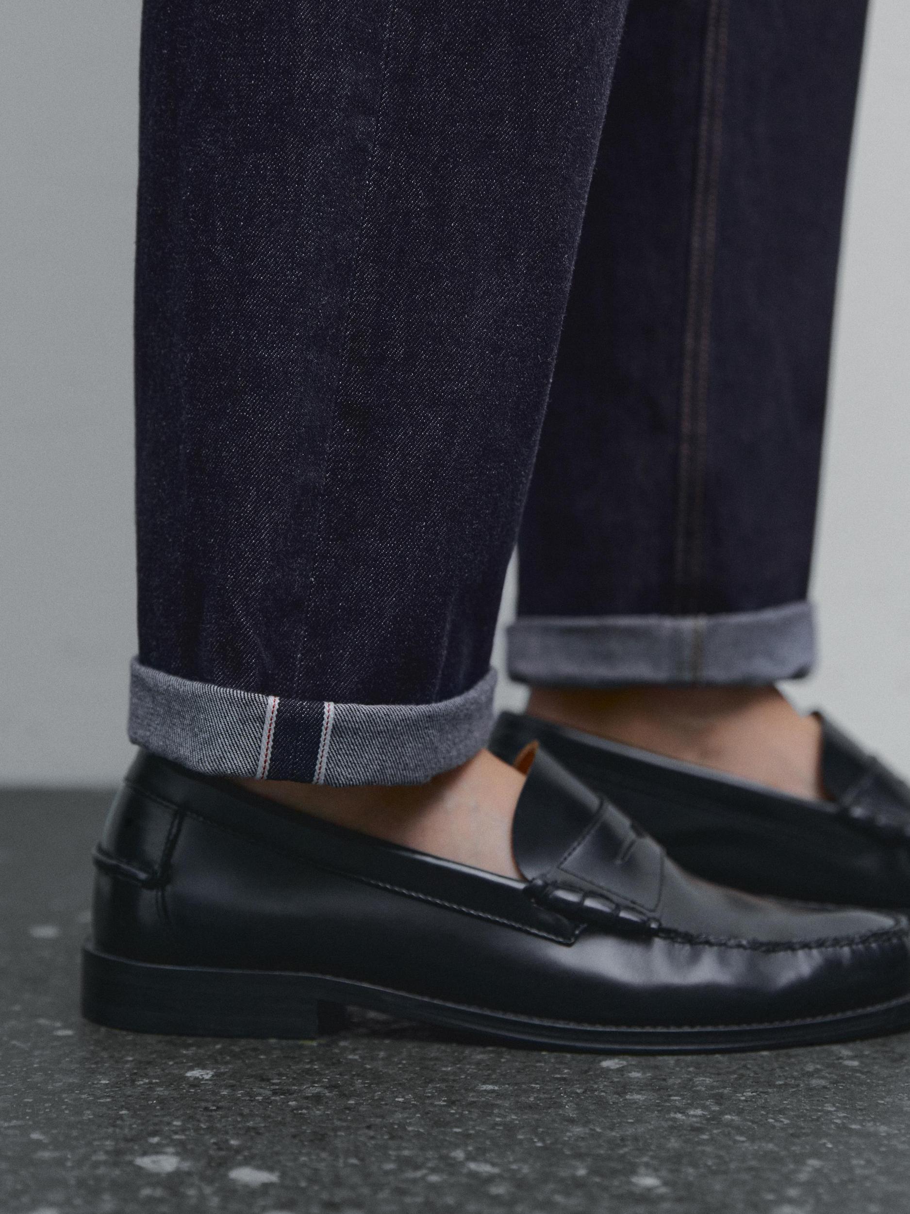 Selvedge fit jeans Product Image