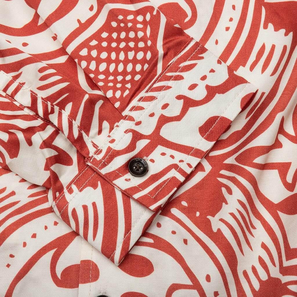 L/S Printed Woven - Brick Male Product Image