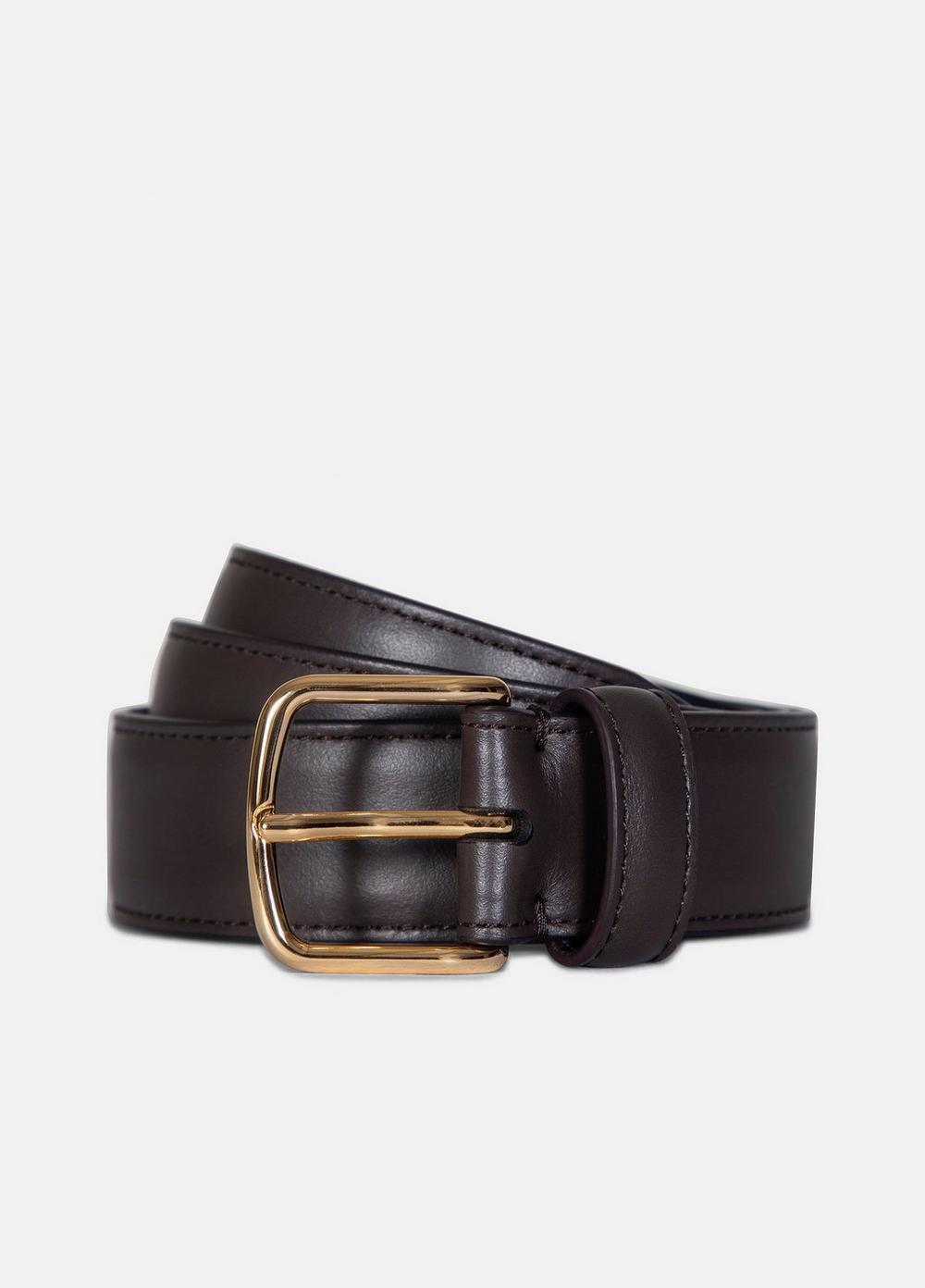 Women’s 32mm Stitched Leather Belt Product Image