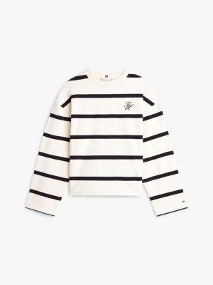 Stripe Terry Sweatshirt Product Image