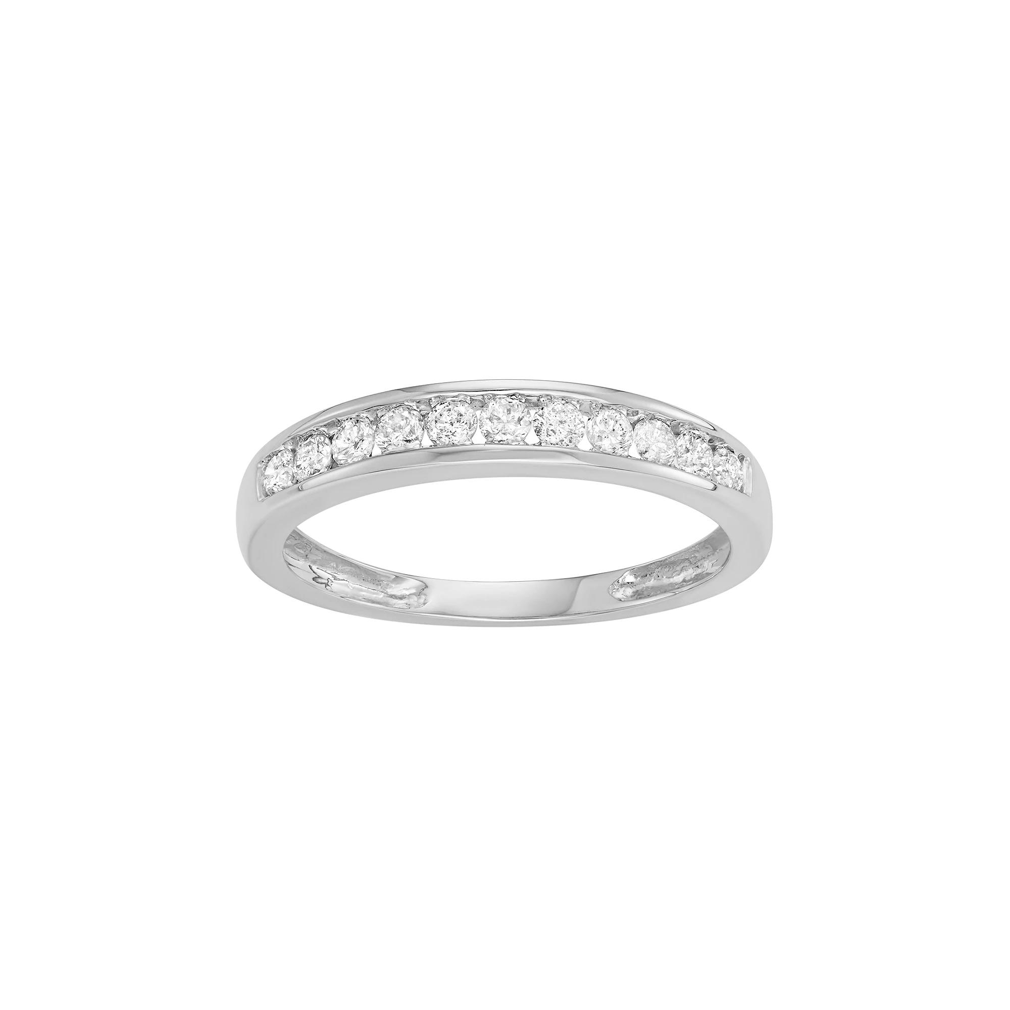 HDI 10k Gold 1/4 Carat T.W. Diamond Wedding Ring, Women's,  Product Image