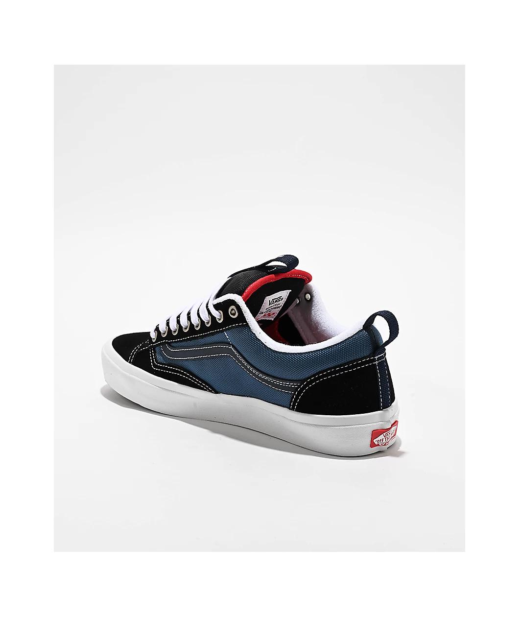 Vans Old Skool 36+ Black & Stv Navy Skate Shoes Product Image