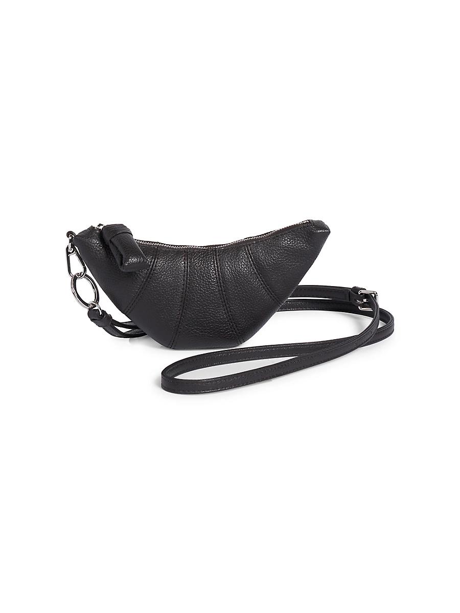 Mens Croissant Leather Crossbody Product Image