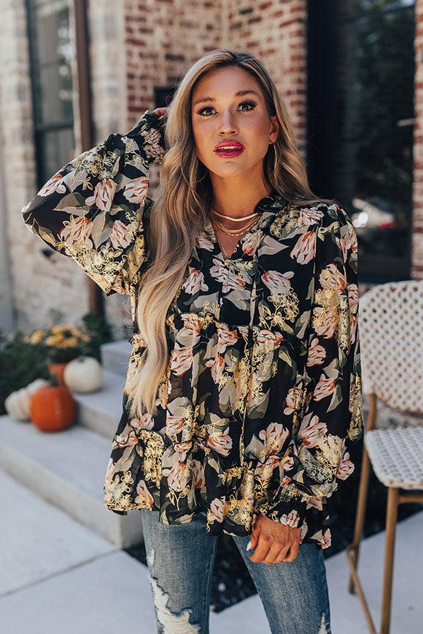 Wrapped In Love Babydoll Top Product Image